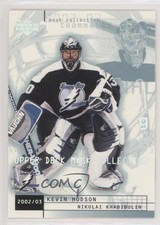 2002-03 Upper Deck Mask Collection Nikolai Khabibulin Kevin Hodson #80
