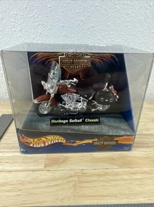 Hot Wheels Harley-Davidson Heritage Softail Classic 1:18 Scale 2001 - Picture 1 of 7