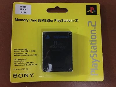 Memory card SONY ps2 8 mb playstation 2 play station originale NUOVA - Immagine 1 di 2