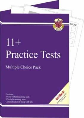 11+ Practice Tests: Multiple Choice Pack (Verbal and N... by CGP Books Paperback - Image 1 of 2