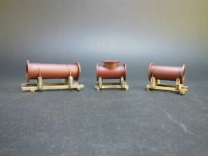 HO SCALE CUSTOM FLANGED PIPE LOADS FOR FLAT CAR/GONDOLA (LOADS ONLY NO CARS)