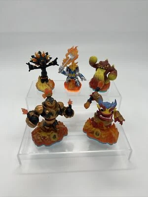 Skylanders Fire Element Lot Of 5 Figures - Image 1 of 4