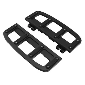 Matte Front Rider Driver Footboard Floorboard Fit For Harley Touring 2009-2023 - Picture 1 of 11