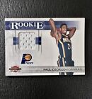 2010 PAUL GEORGE THREADS ROOKIE COLLECTION PATCH 121/399 NUMBERED ROOKIE CARD