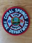 PATCH CORAL SPRINGS FIRE DEPARTAMENT RESCUE LIFE SAFETY FLORIDA FL FLA