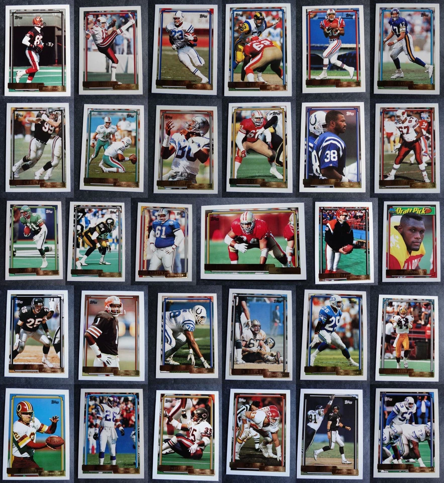 1992 Topps Gold Football Cards Complete Your Set You U Pick From List 1-200 - Image 1 of 1
