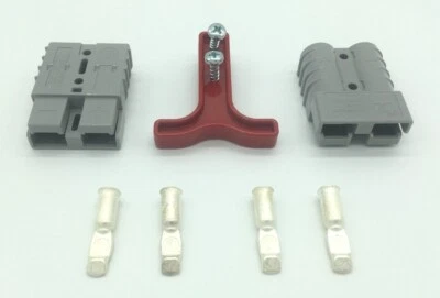 ANDERSON POWER PRODUCTS Anderson Power SB50 Kit with "T" Handle, Choose Housing Color & Contact Size
