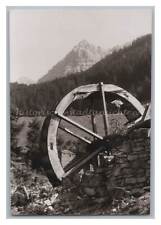 Wassermühle im Lechtal / Tirol - Klimmspitze Berg - Altes Foto 1960er