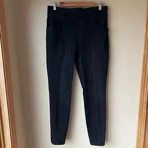 Duluth Trading Co Jean-Netics Pull On Skinny Jeans Women’s Size 10 Black - Picture 1 of 12