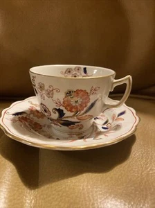 Booth’s Fresian China Pattern A8022 Cup & Saucer Antique Excellent! England - Picture 1 of 10