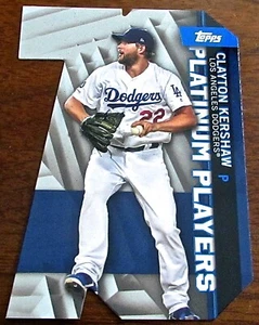 2021 Topps Series 1 Clayton Kershaw "Platinum Players" Die Cut #PDC-9 BLUE SP - Picture 1 of 2