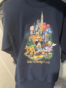 Disneyland Walt Disney World Resort by Hanes Sweatshirt Mickey & Friends YouthXL - Picture 1 of 3