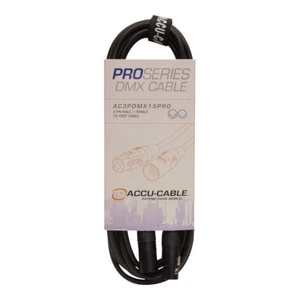 Accu-Cable 3-Pin DMX Pro Production Grade Cable, 15 ft - Picture 1 of 2
