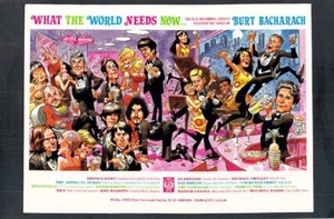 E9790 Advertising Burt Bacharach Tribute Bands postcard - Picture 1 of 2