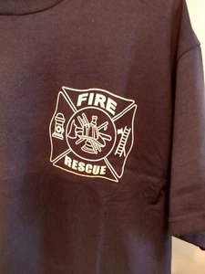Rescue 1 Fire Department Dept T-Shirt Shirt - Picture 1 of 2