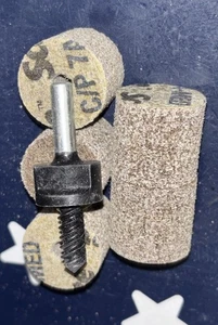5+1 X 3M Scotch-Brite 1" Unitized Wheel Med 03700 1x1x3/16” PLUS ARBOR HOLDER - Picture 1 of 13