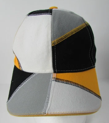 Gorra City Hunter Patchwork Multicolor Negra Blanca Gris Amarilla Ajustable Foto 1 de 4