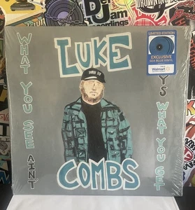 LUKE COMBS What You See Ain’t Always What You Get NEW 3LP BLUE VINYL W/HYPE - Picture 1 of 3