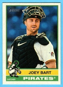 Joey Bart 2025 Topps Heritage #449 Flip Stock SSP /5 Pittsburgh Pirates - Bild 1 von 2