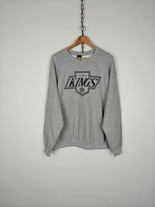 Majestic NHL Los Angeles Kings Sweatshirt Crewneck Logo grau XL - Bild 1 von 10
