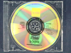 A Tribute to Segovia by Christopher Parkening {CD Disc Only No Tracking} - Imagen 1 de 2