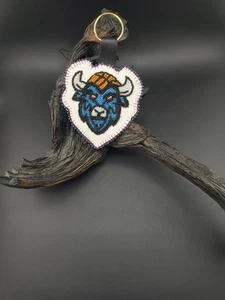 Ultimate OKC Thunder Keyring Handmade, Hand stitched, Unique, Show OKC love - Picture 1 of 4