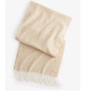 STYLE & CO Fransen Fischgrät leichter Damen Schal Halstuch - NATURAL - Bild 1 von 3