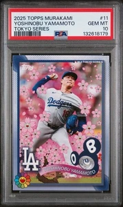 PSA 10! Serie Topps Takashi Murakami Tokyo 2025 Yoshinobu Yamamoto #11 - Imagen 1 de 2