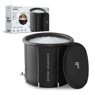 Sharper Image Portable Ice Bath 31.5"x29.5" Oval Plunge Pool - Image 1 of 4