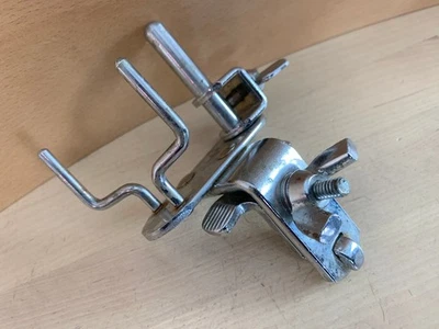 LUDWIG 60s Vtg Hoop Clamp Percussion Mount Cowbell Woodblock Holder Bracket Part - Image 1 of 4