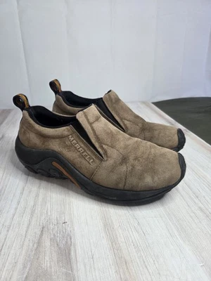 Merrell Women's Jungle Moc Gunsmoke Brown Suede Size 7.5 US Winter Moccasin  - Image 1 of 4