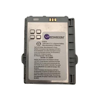 Batería BTR75 para UTStarcom GTX75 Quickfire 3.7V 1200mAh OEM repuesto Foto 1 de 4