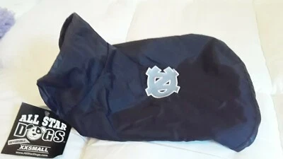 北卡罗来纳州焦油高跟鞋狗全天候夹克运动外套双面 XXS 宠物 — 第 1/4 张图片