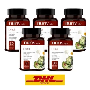 Livital Soporte Hígadora Alcachofa Diente de León Desintoxicación Cúrcuma Remolacha Antioxidante x5 - Imagen 1 de 4