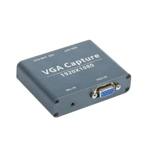 VGA Capture Card, VGA to USB 2.0 Capture Device with VGA Loopout, Mic Input - Afbeelding 1 van 8