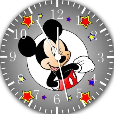 Reloj de Pared Mickey Mouse E110 Opción Personalizada con Añadir Nombre Foto 1 de 2