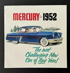 1952 Vintage Mercury Sales Brochure The Most Challenging New Car Great Condition - Picture 1 of 4