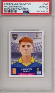 2023 Panini Conmebol Copa Libertadores #349 Valentin Barco RC PSA 10 - Bild 1 von 2