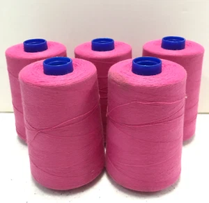 American & Efird Excell Sewing Thread Tex 40 5 Cone Lot 6000 yds New Raspberry - Picture 1 of 4