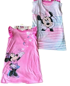Disney Minnie Toddler Girls Nightgown 2 Pack - Pink - Size 2T - 1467565 - Picture 1 of 9