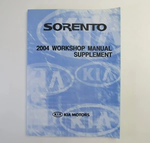 Kia Sorento 2004 Factory Workshop Manual Supplement - Picture 1 of 3