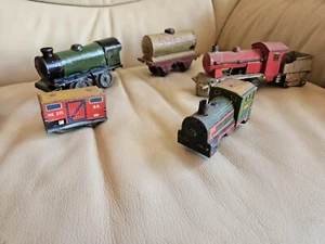 Hornby Dublo Trains TIN Train Set Clockwork Loco Locomotive UNTESTED LOT Toy - Picture 1 of 15