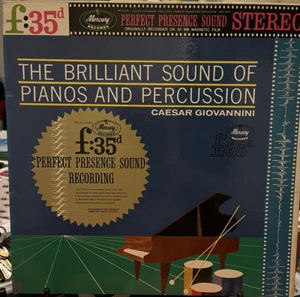 Caesar Giovannini The Brilliant Sound Of Pianos And Percussion Vinyl LP 1961 VG+ - Imagen 1 de 4