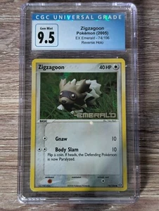 2005 Pokemon EX Smeraldo Zigzagoon Olo inverso #74 gemma CGC nuovo di zecca 9,5/10 - Foto 1 di 2