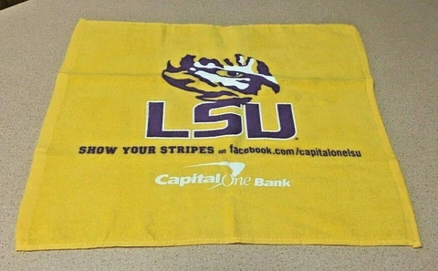 GORGEOUS LSU TIGERS SHOW YOUR STRIPES RALLY TOWEL Cover