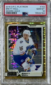 2018 OPC PLATINO ORO SISMICO /50 SCAFO BRETT PSA 10 POP 2 - Foto 1 di 2