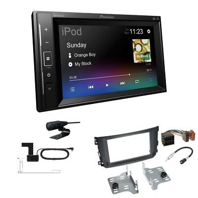 Pioneer Autoradio Bluetooth DAB Apple Android für Smart ForTwo 2010-2015 schwarz - Bild 1 von 4
