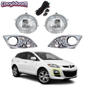 1 Set Front Fog Light Driving Lamp With Wire Switch Kit For Mazda CX-7 2010-2012 - Picture 1 of 13