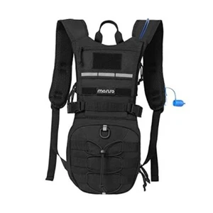  Hydration Pack Backpack with 3L Water Bladder,Flap Cover Tactical Military  - Picture 1 of 7