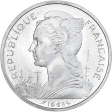 [#342824] Moneta, FRANCUSKIE TERYTORIUM AFARÓW i ISÓW, 5 Francs, 1968, Monnaie d